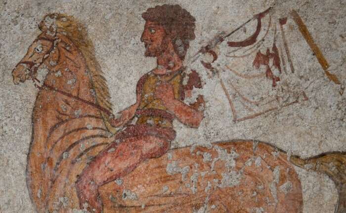 Affresco italiano di 2.500 anni esposto per prima volta a Mosca