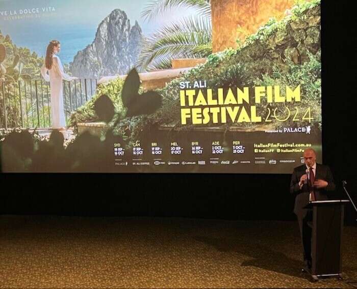 L'ambasciatore Crudele inaugura Italian Film Festival a Canberra