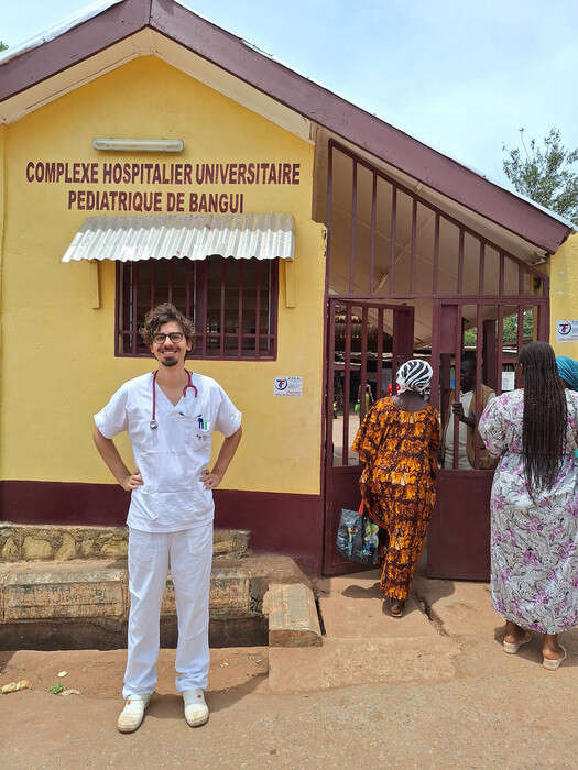 Giovane medico da Gibellina a Bangui, per aiutare i bimbi poveri