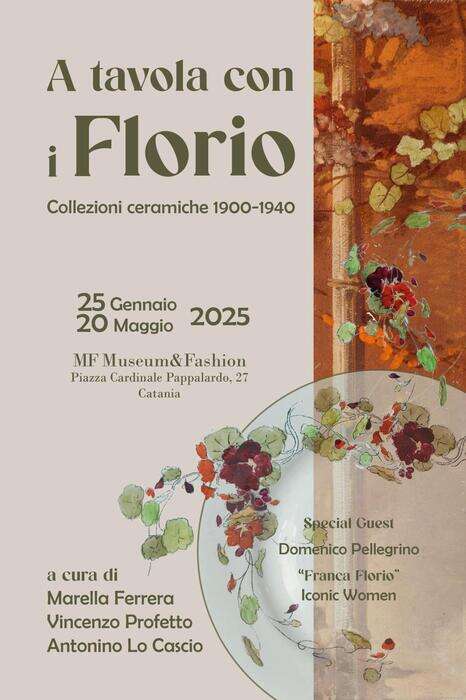 A tavola con i Florio,in mostra preziosa collezione di ceramiche