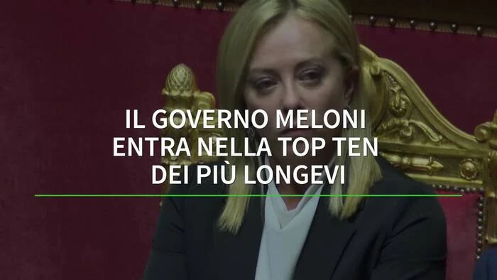 Il Governo Meloni entra nella top ten dei piu' longevi