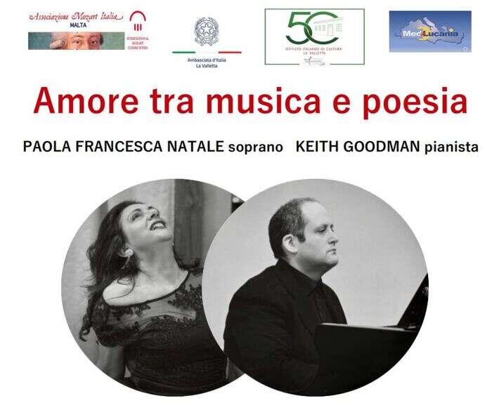 Ambasciata d'Italia a Malta organizza concerto voce e piano