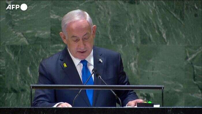 Netanyahu all'Onu: 