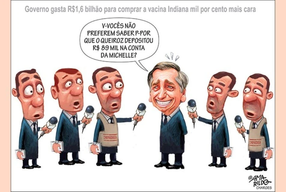 Charge do Amarildo