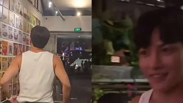 Gaya Ji Chang Wook Berkeliaran Pakai Singlet di Kawasan Blok M Jakarta Bikin Penggemar His...