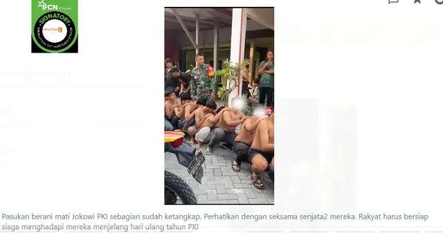 Video Hoaks Sepekan: Pasukan Berani Mati Jokowi Ditangkap hingga Gibran Mundur dari Wapres...