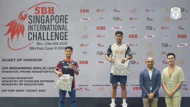 Tim Bulu Tangkis Indonesia Borong 4 Gelar Juara dari Singapore International Challenge 202...