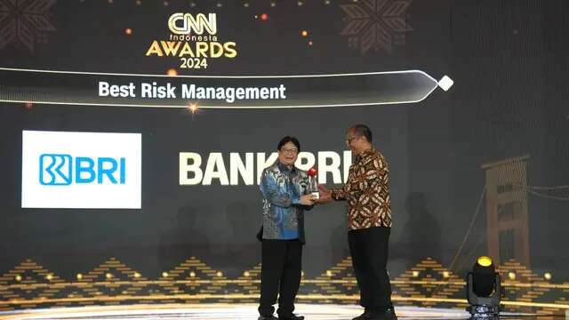 Komitmen Perangi Fraud, BRI Raih Penghargaan Best Risk Management di CNN Indonesia Awards