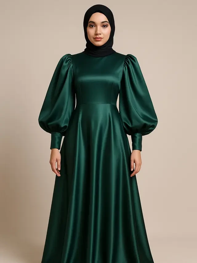 Mau Tampil Selaras tapi Simple? Gunakan Warna Netral atau Pastel untuk Hijab dan Long Dres...