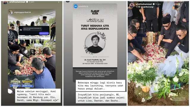 Dokter Azmi Meninggal Dunia, Arief Muhammad Penuhi Undangan untuk Kumpul di Bandung