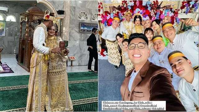 7 Potret Pedangdut di Pernikahan Nia LIDA, Lady Rara dan Melly Lee Jadi Bridesmaid