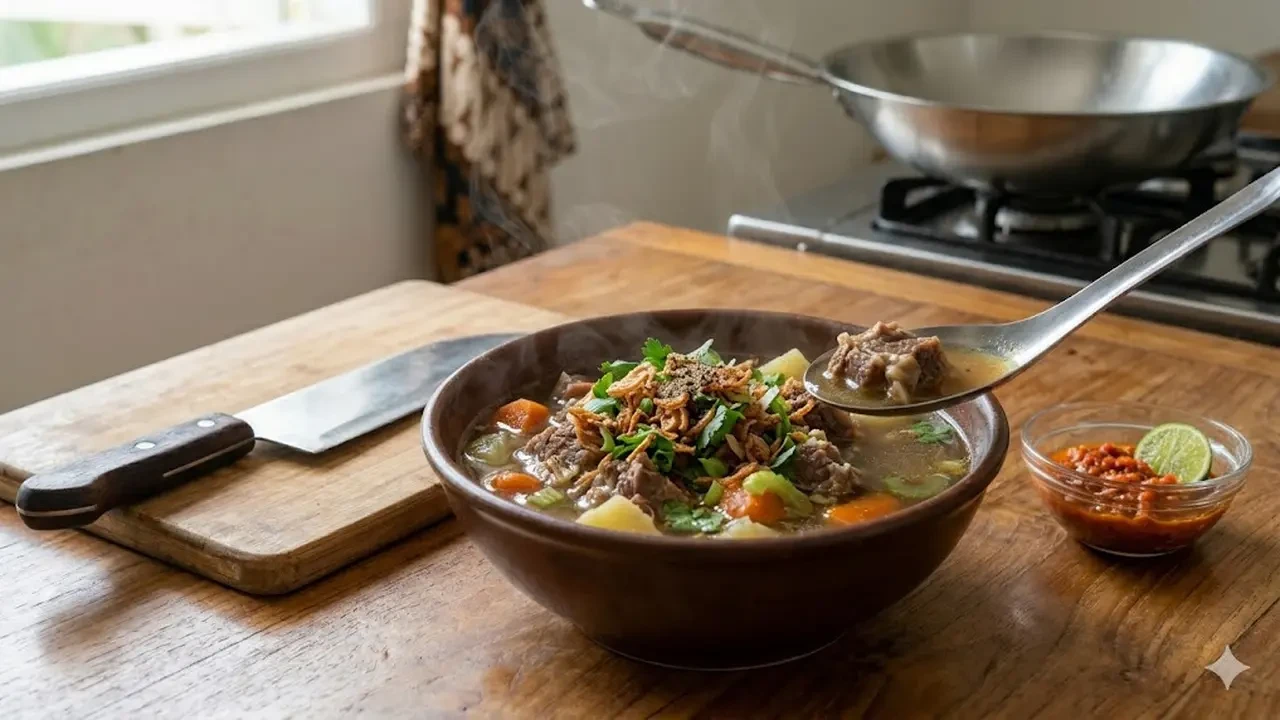 Resep Sop Empal Daging Sapi yang Mudah Dibuat, Cocok Disajikan Saat Cuaca Dingin