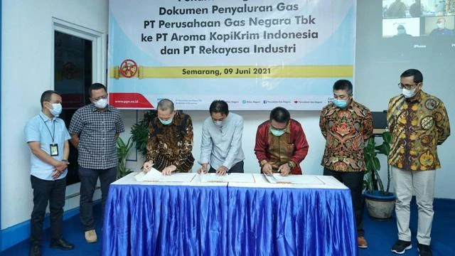 Bersumber dari Sumur Kepodang, PGN Salurkan Gas ke Aroma Kopi