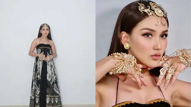 7 Potret Ayu Ting Ting Bertabur Perhiasan Emas, Tampil Elegan Bak Putri Raja