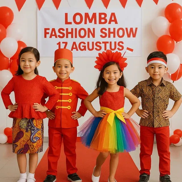 6 Ide Lomba Fashion Show 17 Agustus 2025 untuk Anak, Seru dan Penuh Warna