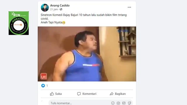Cek Fakta: Tidak Benar Penyakit dalam Video Sitkom Bajaj Bajuri Ini Tentang Covid-19