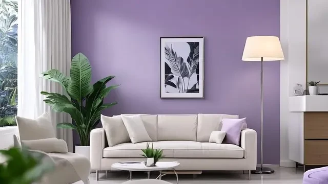 9 Desain Ruang Tamu Serba Ungu yang Enggak Norak, Estetik dan Nyaman