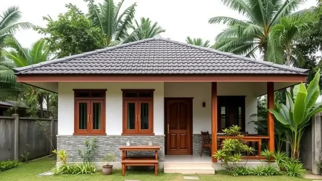 6 Gambar Rumah Sederhana di Desa Ukuran 6x9, Lengkap dengan Teras Mini yang Asri