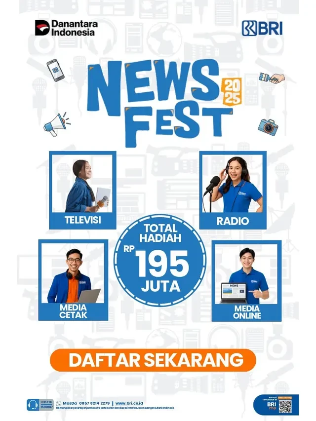 Sambut HUT ke-130, BRI Hadirkan News Fest 2025 untuk Jaring Karya Jurnalistik Inspiratif