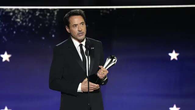 Robert Downey Jr Menang di Critics Choice Awards 2024, Malah Nostalgia Nyinyiran Kritikus ...