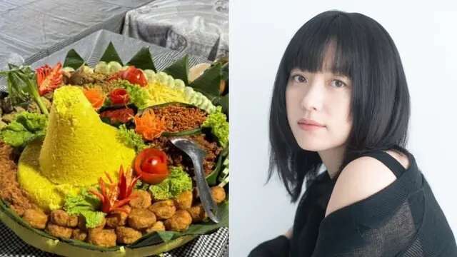 Han Hyo Joo Makan Nasi Tumpeng di Bali Saat Syukuran Syuting Serial Netflix Romantics Anon...