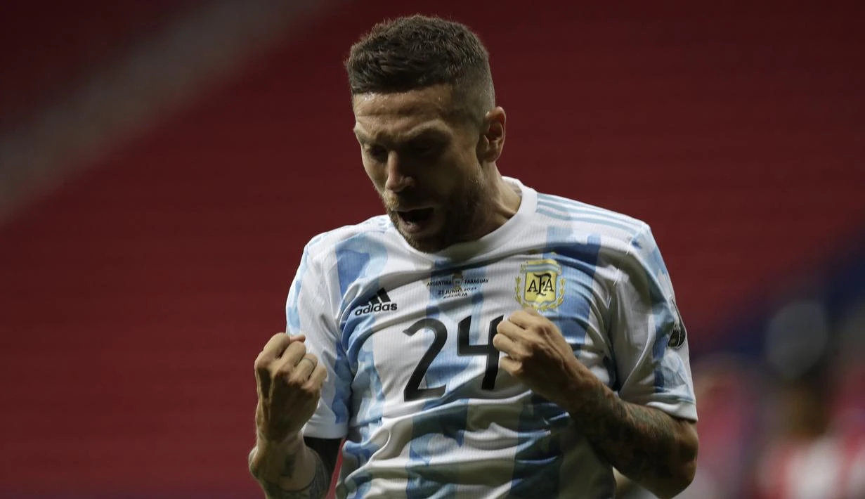 FOTO: Gol Tunggal Alejandro Gomez Antar Argentina Bungkam Paraguay