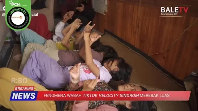 Cek Fakta: Video yang Diklaim Fenomena Wabah TikTok Velocity Menjangkit Warga, Ternyata Ko...