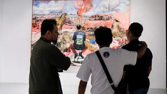 Saat SBY Soroti Isu Kemanusiaan dan Lingkungan di Pameran Bareng Komunitas Pelukis