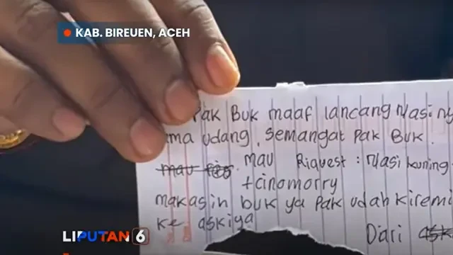 Siswa Tulis Surat Soal MBG: Maaf Lancang, Udang dan Nasinya Bau
