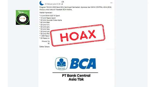 Daftar Hoaks Pembagian Hadiah dari Bank, Simak Biar Tak Tertipu