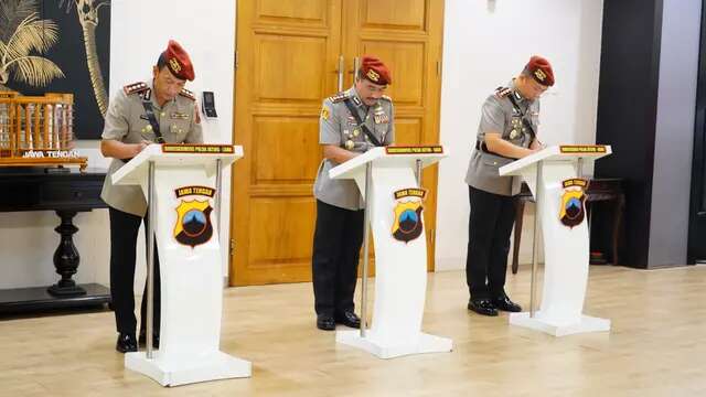 Gerbong Mutasi di Polda Jateng, Pejabat Dirreskrimsus dan Dirressiber Berganti