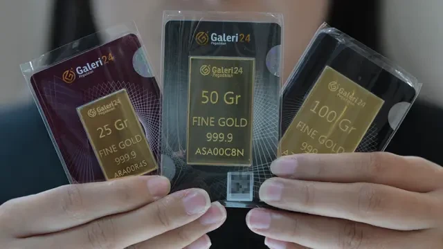 Top 3: Harga Emas Antam Tersungkur Usai Cetak Rekor