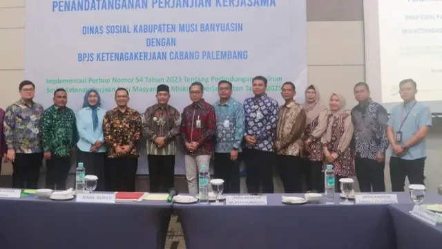 BPJS Ketenagakerjaan Beri Jaminan 45.000 Masyarakat Miskin Pekerja Rentan di Musi Banyuasi...