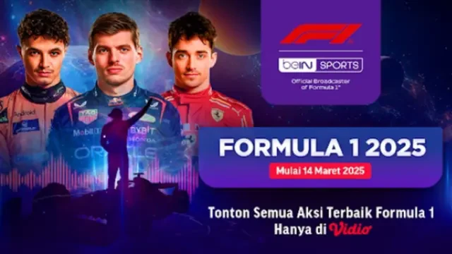 Vidio Tayangkan Formula 1 2025 di Bulan Ramadan: Jadi Teman Ngabuburit Seru untuk Race Lov...