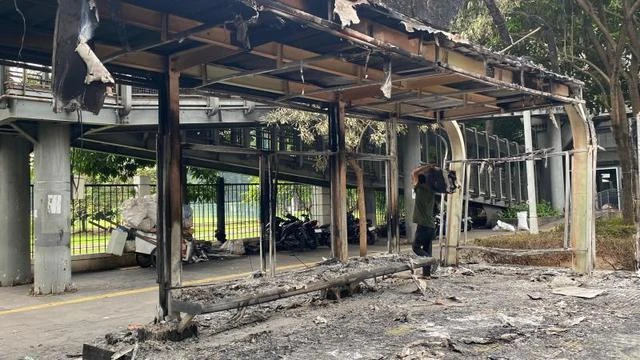 Sederet Fasiltas di Jakarta Rusak Imbas Demo, Kerugian Tembus Rp 80 Miliar