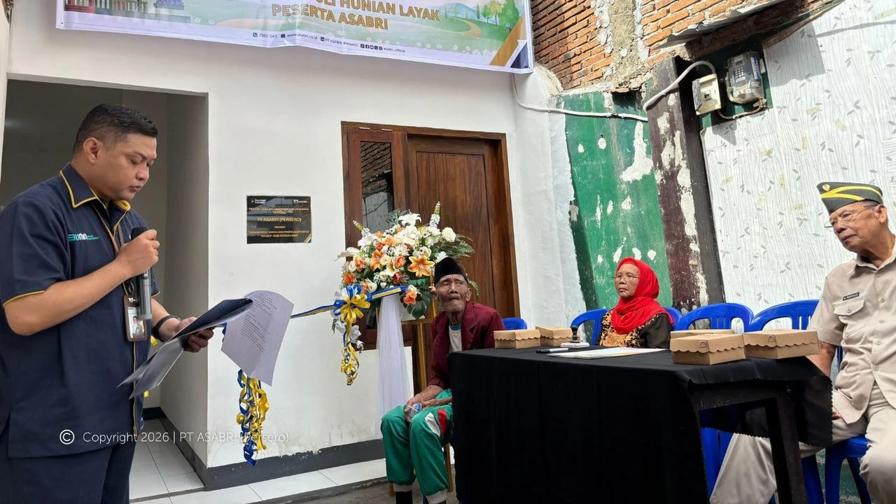 ASABRI Bantu Pensiunan TNI Dapat Rumah Layak Huni
