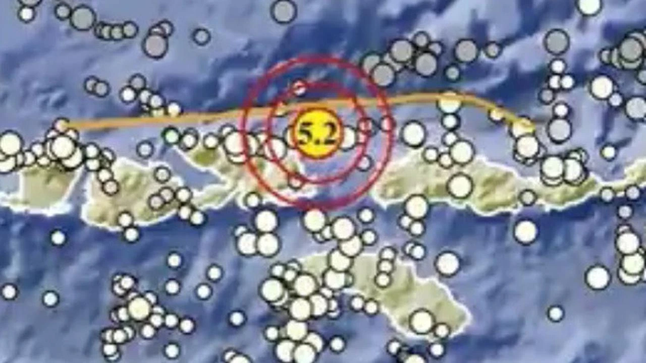 Gempa Magnitudo 5,2 Guncang Kota Bima NTB