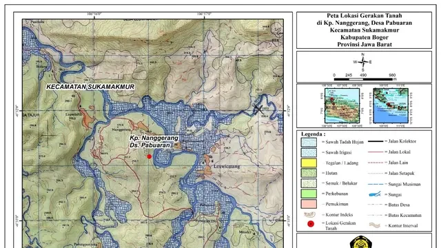 Zona Rawan Longsor di Sukamakmur Bogor Terungkap, Ini Rekomendasi Badan Geologi
