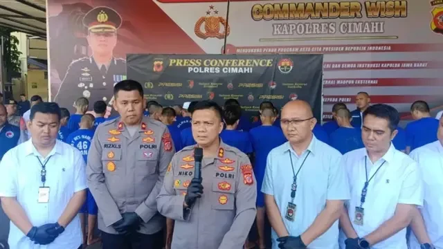 Polres Cimahi Tangkap 33 Tersangka Narkoba dalam Sebulan, Ada Barbuk Ganja 7,2 Kilogram