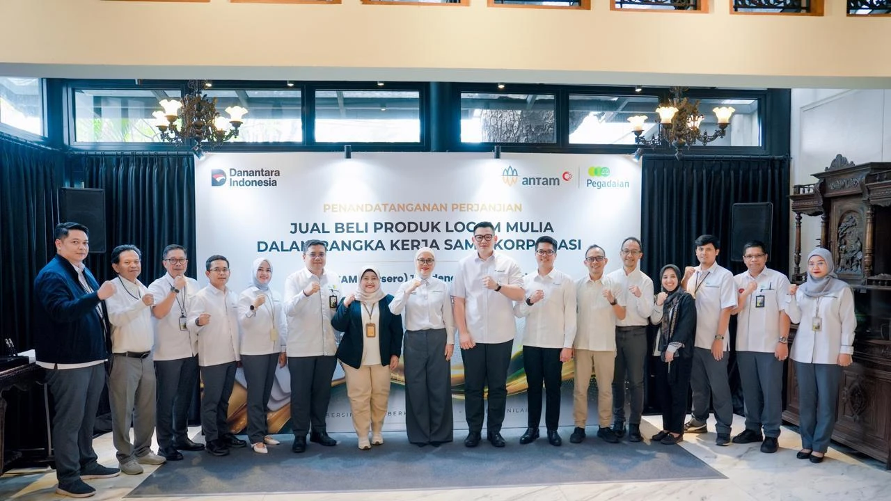 Pegadaian dan ANTAM Perkuat Sinergi untuk Perdagangan Emas Nasional