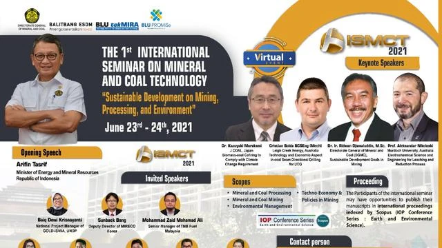 Kementerian ESDM Gelar 1st International Seminar on Mineral and Coal Technology