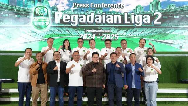 Pegadaian Jadi Sponsor Utama di Gelaran Sepakbola Liga 2, Erick Thohir Beri Apresiasi