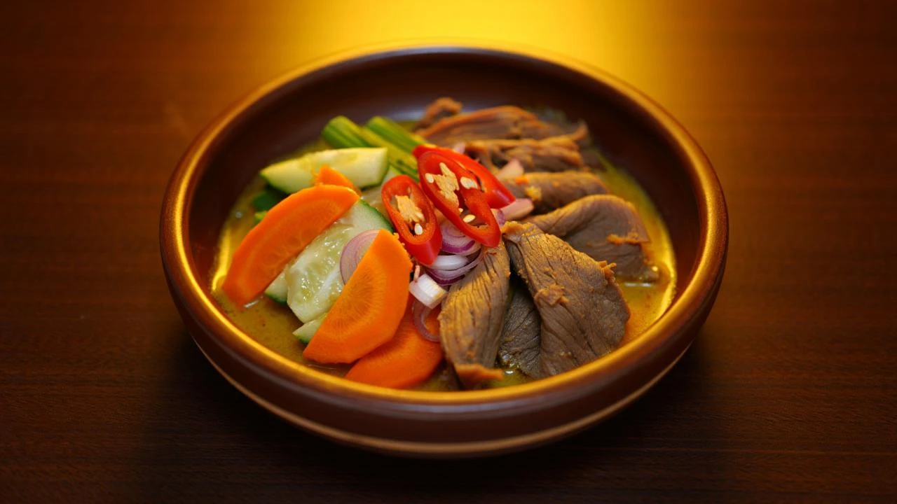 Resep Acar Daging Sapi, Segar dan Gurih untuk Hidangan Istimewa