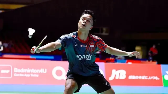 Hasil Japan Open 2025: Anthony Ginting Takluk dari Wakil Tuan Rumah