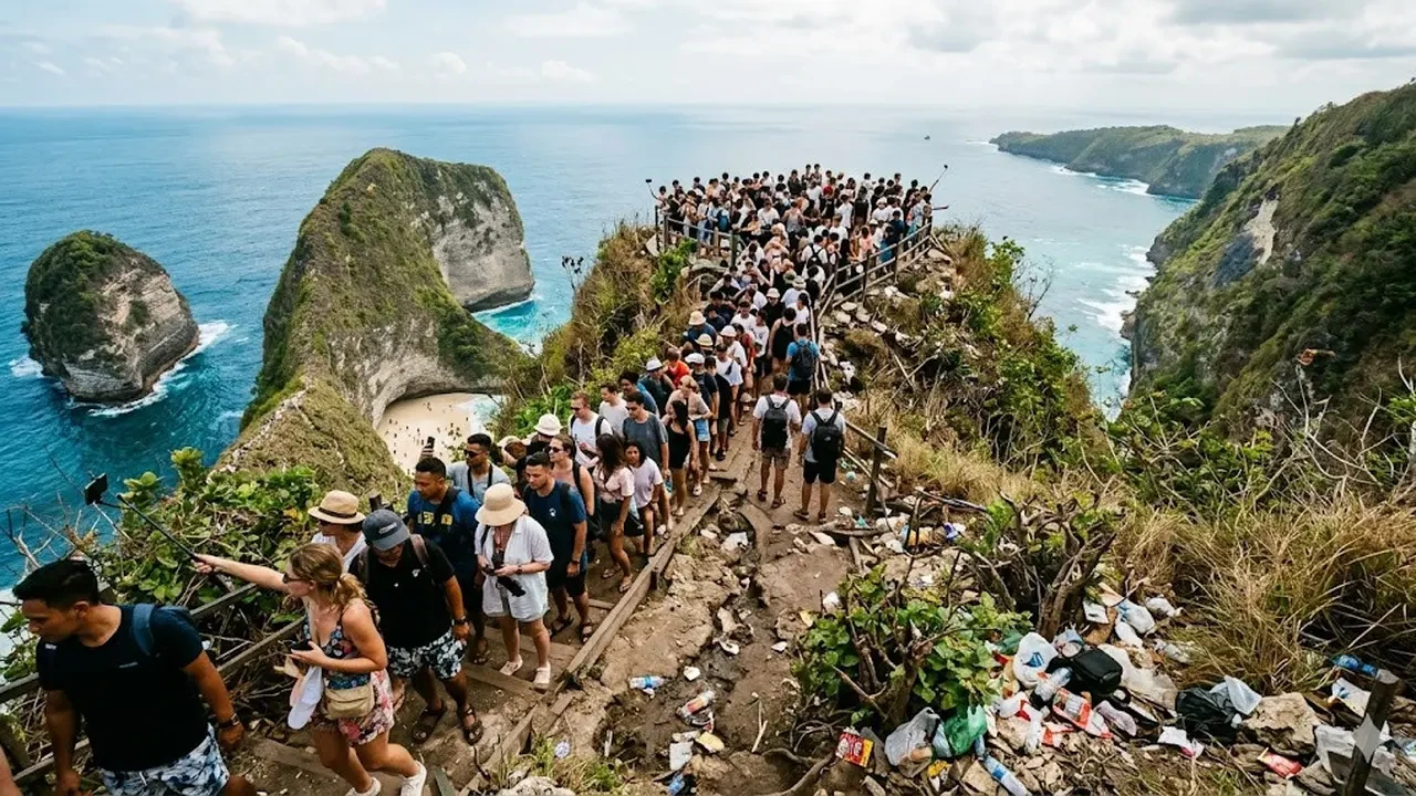 5 Dampak Wisata Viral yang Tidak Berkelanjutan pada Lingkungan dan Masyarakat