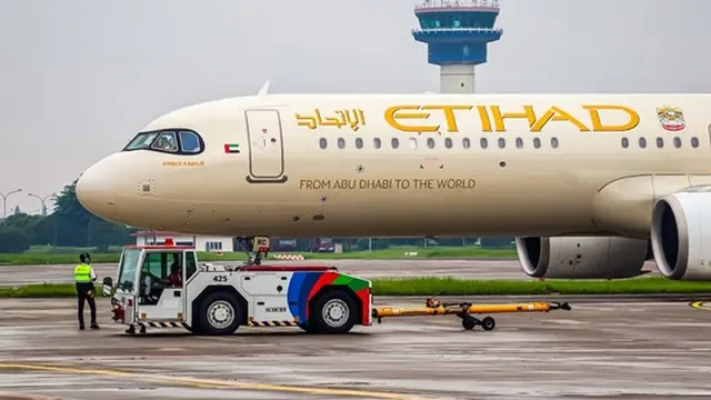 JAS Airport Services Dukung Penerbangan Perdana Etihad Airways di Bandara Kualanamu