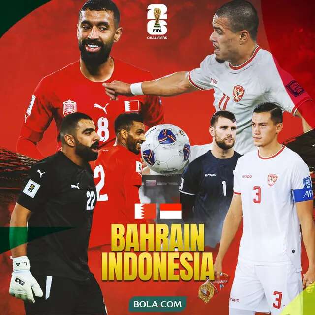 Adu Mahal Timnas Indonesia Vs Bahrain di Kualifikasi Piala Dunia 2026, Skuad Garuda Superi...