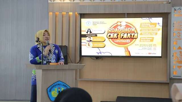 Roadshow Cek Fakta Liputan6.com Sambangi Universitas Lampung, Ajak Mahasiswa Tangkal Hoaks