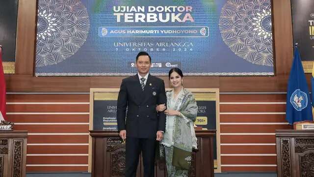 Reaksi Annisa Pohan Saat AHY Raih Gelar Doktor Cumlaude: Sungguh Ajaib Suamiku, Siap Jadi ...