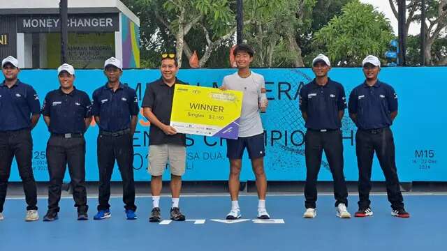 Petenis Jepang Jadi Kutukan Weber, Kalah Lagi di Final Men's World Tennis Championship 202...